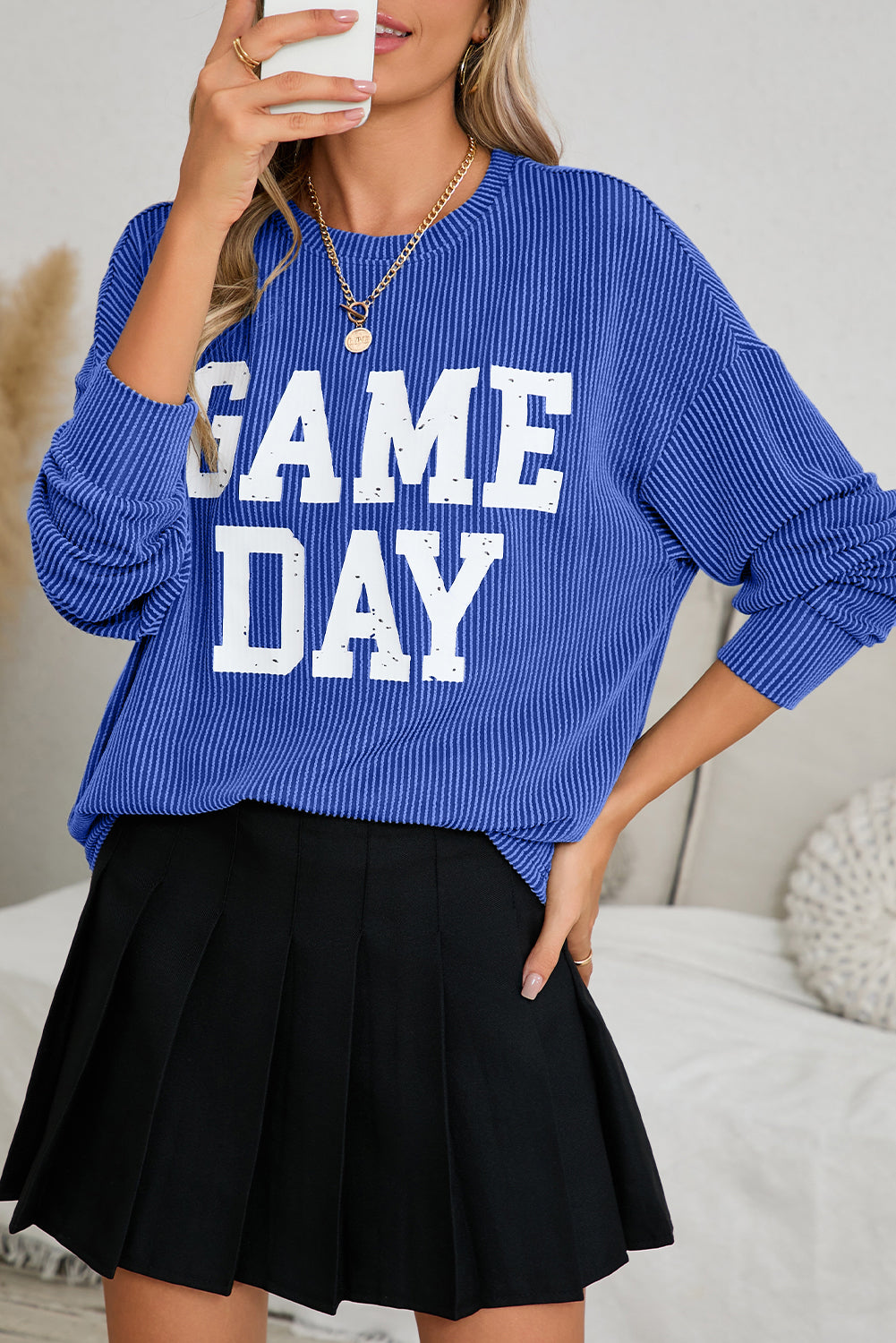 Game Day Corded Pullover