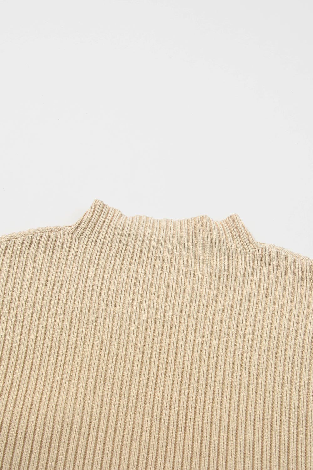 Oatmeal Short Sleeve Sweater
