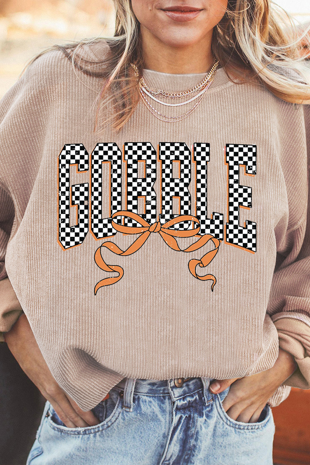 GOBBLE Thanksgiving Sweatshirt