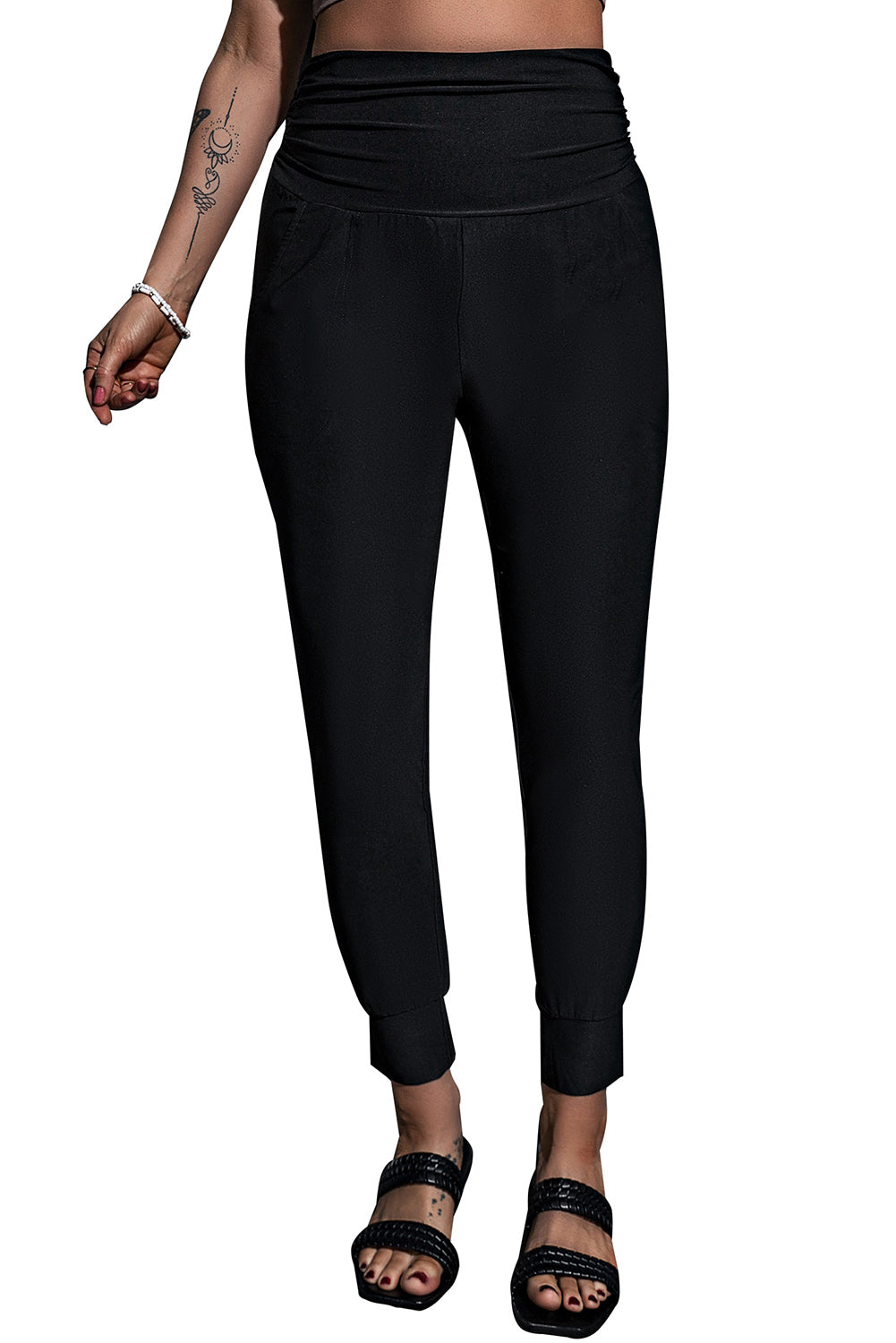 Black Pocket High Waisted Leggings