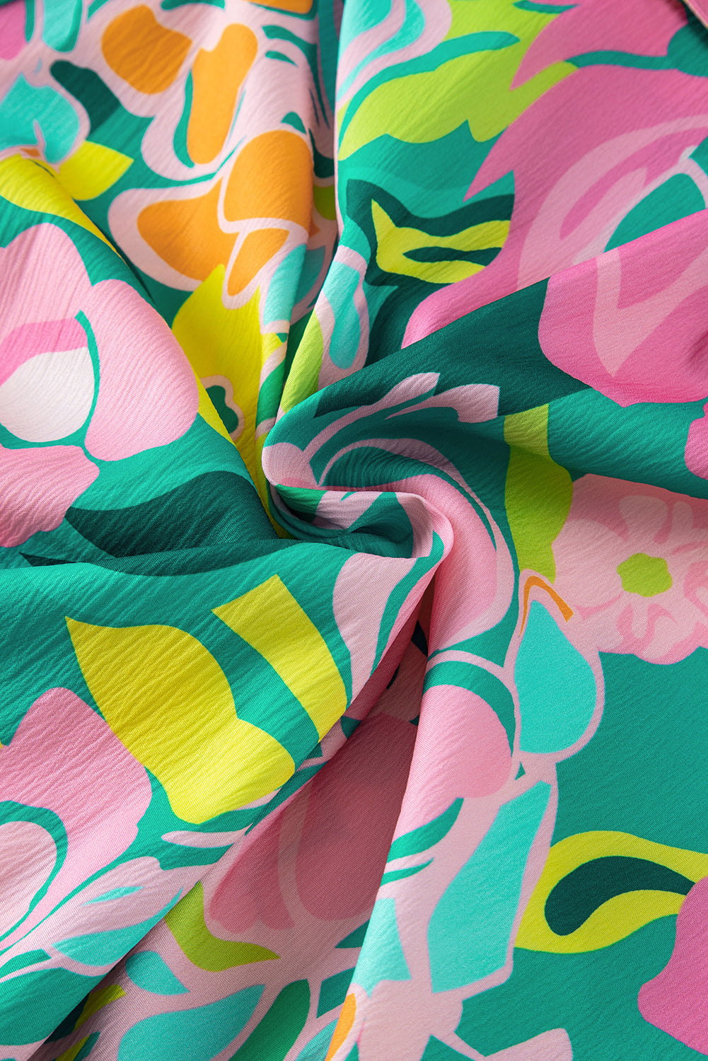 Floral Puff Sleeve Babydoll Dress