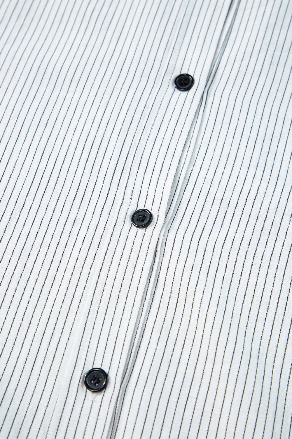 Striped Pocketed Tunic Button Up Shirt