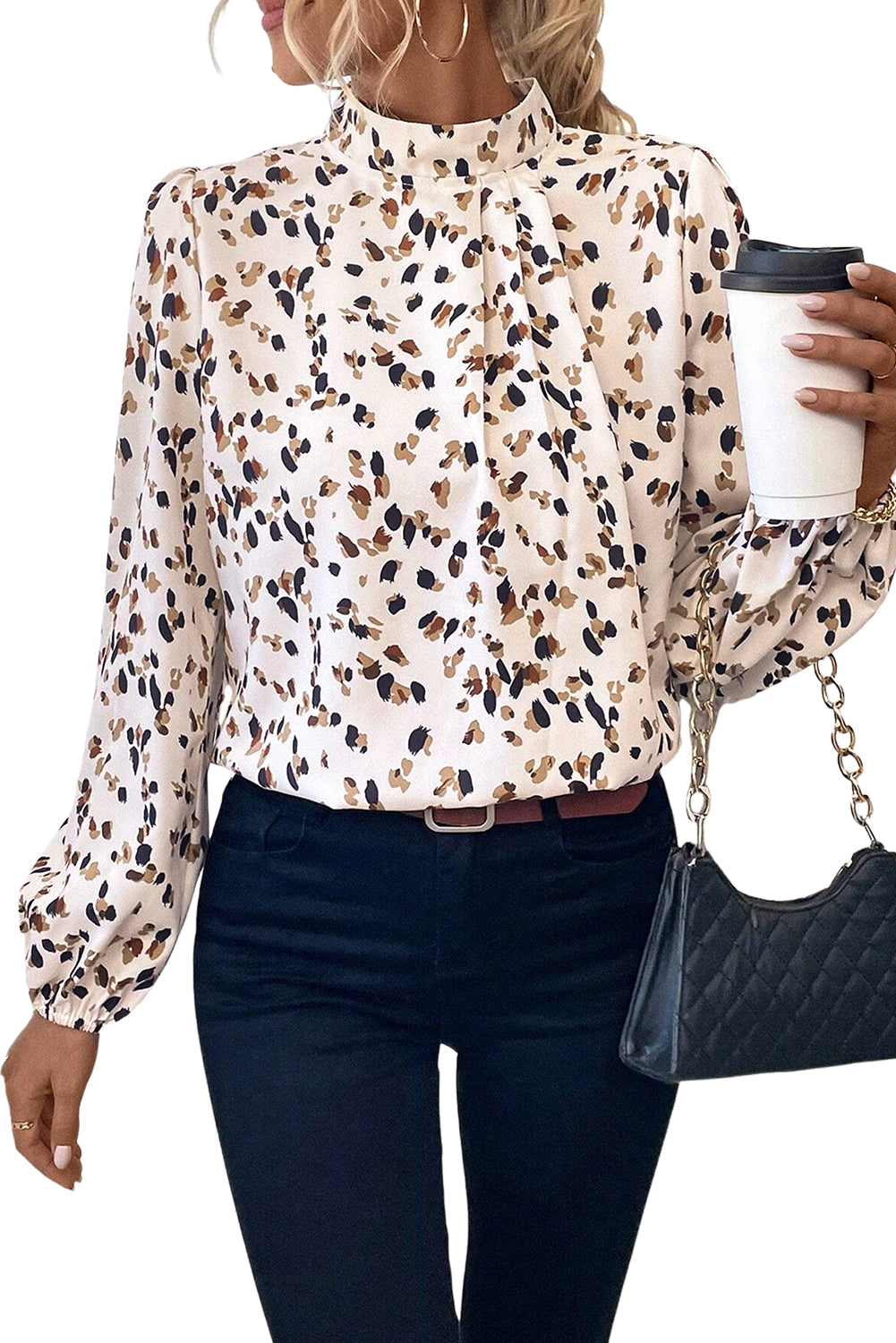 Madison Leopard Blouse