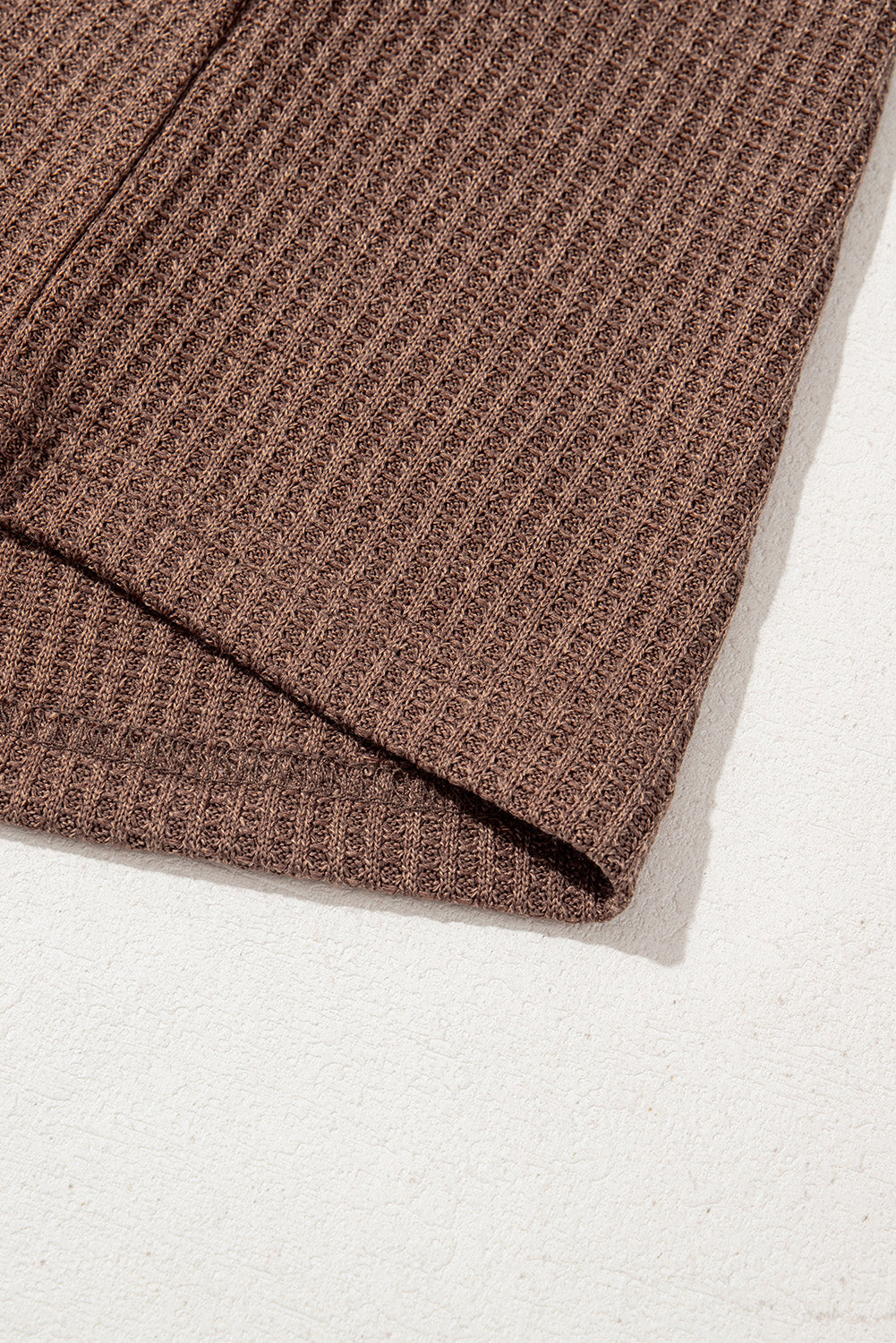 Waffle Floral Sleeve Top