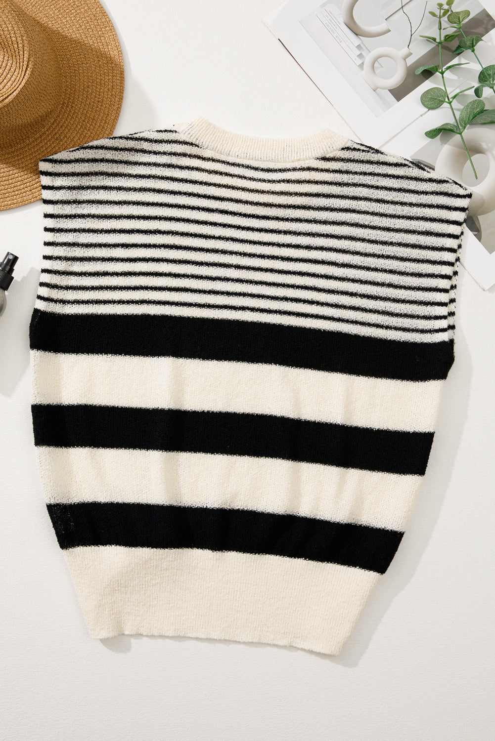 Sabrina Black Stripe Top