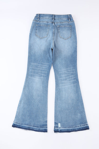 High Waisted Bell Bottom Jeans