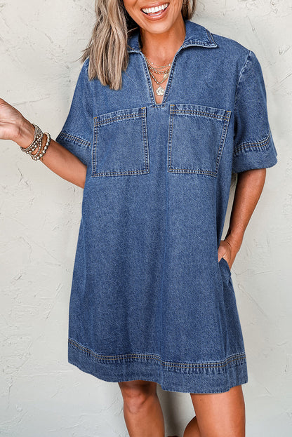 Denim Mini Dress