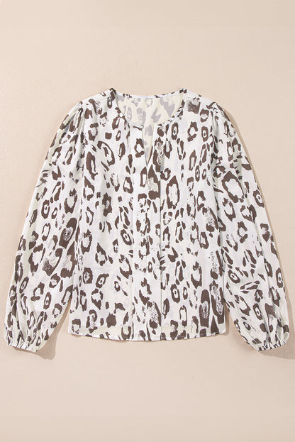 Leopard Print Blouse
