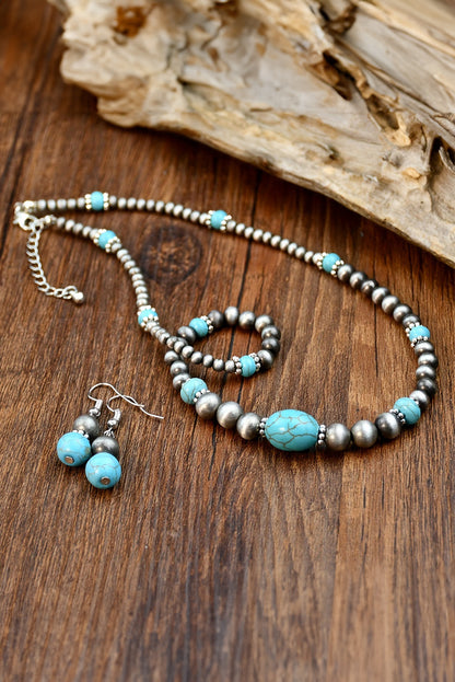 Turquoise Necklace and Earring Set