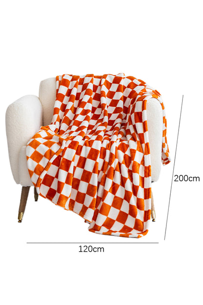 Checkered Throw Blanket