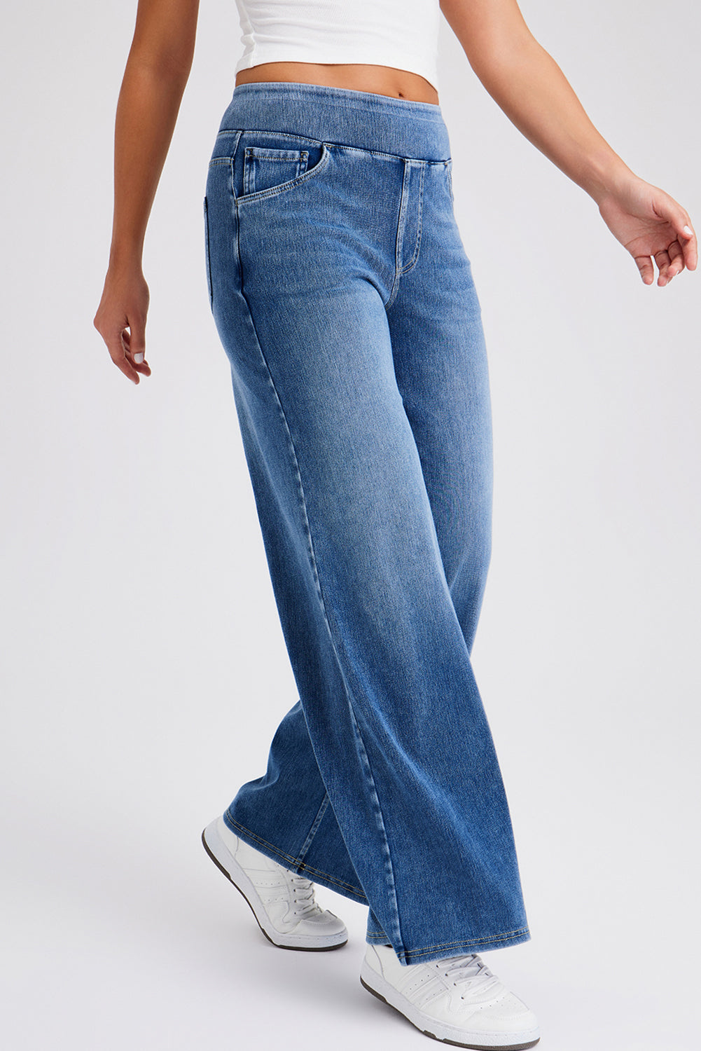 High Waist Wide Leg Jeans