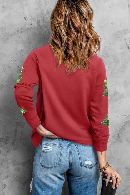 Christmas Tree Graphic Sweatshirt