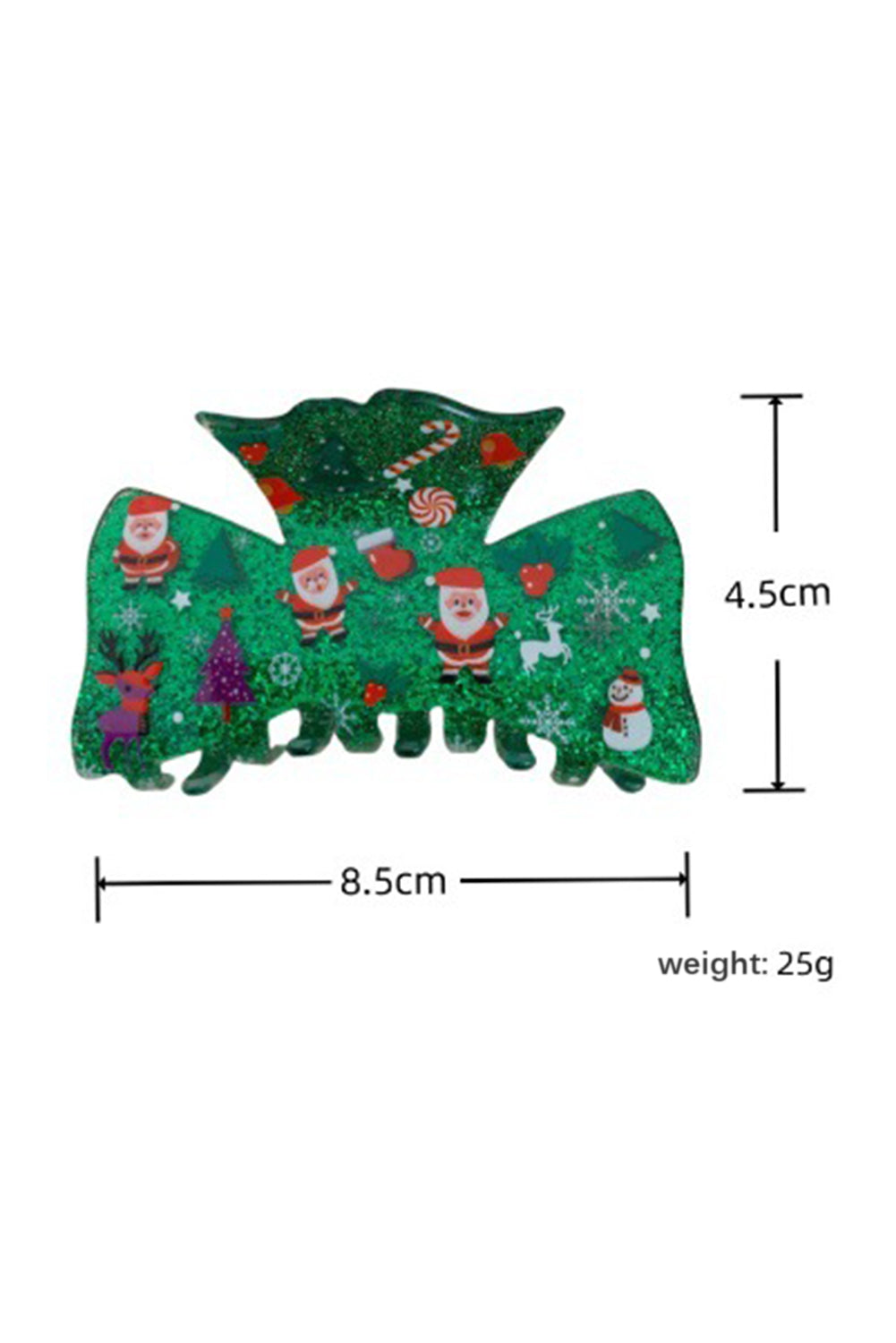 Christmas Hair Claw Clip