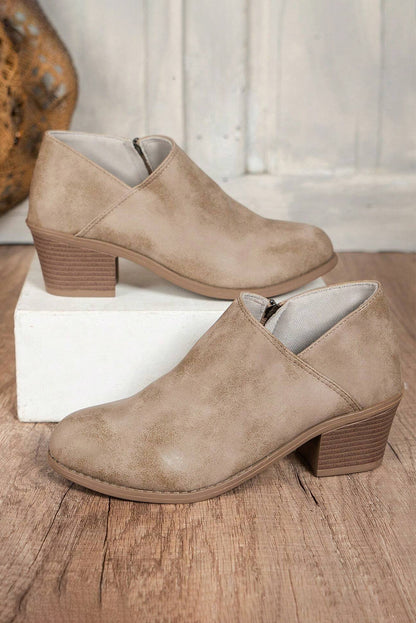 Addison Suede Booties