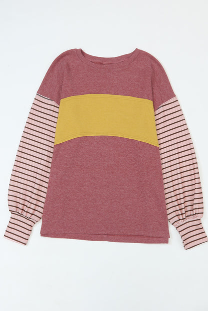 Colorblock Striped Top