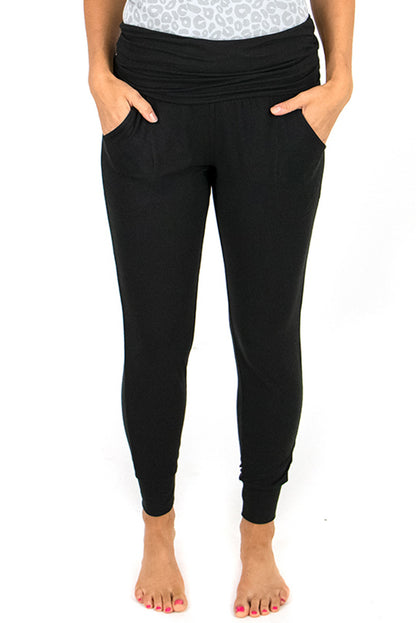Black Pocket High Waisted Leggings
