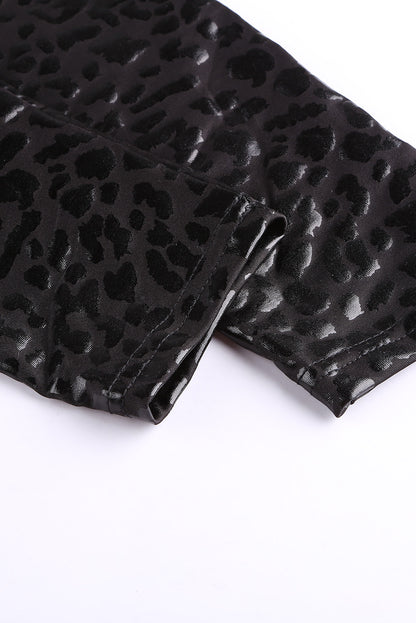 Black Leopard Leggings