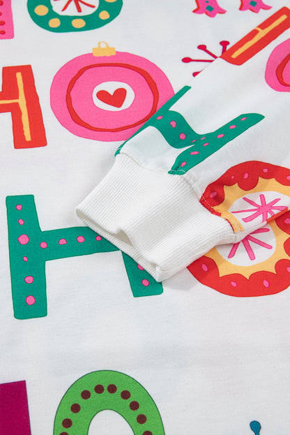 White Christmas Pajama Set