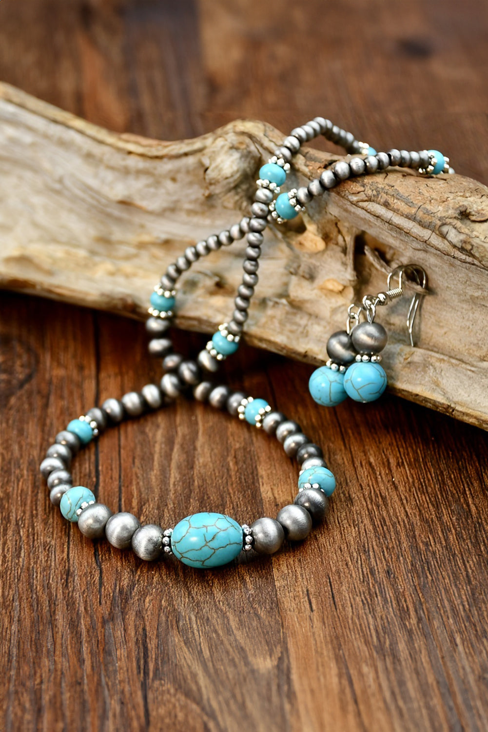 Turquoise Necklace and Earring Set