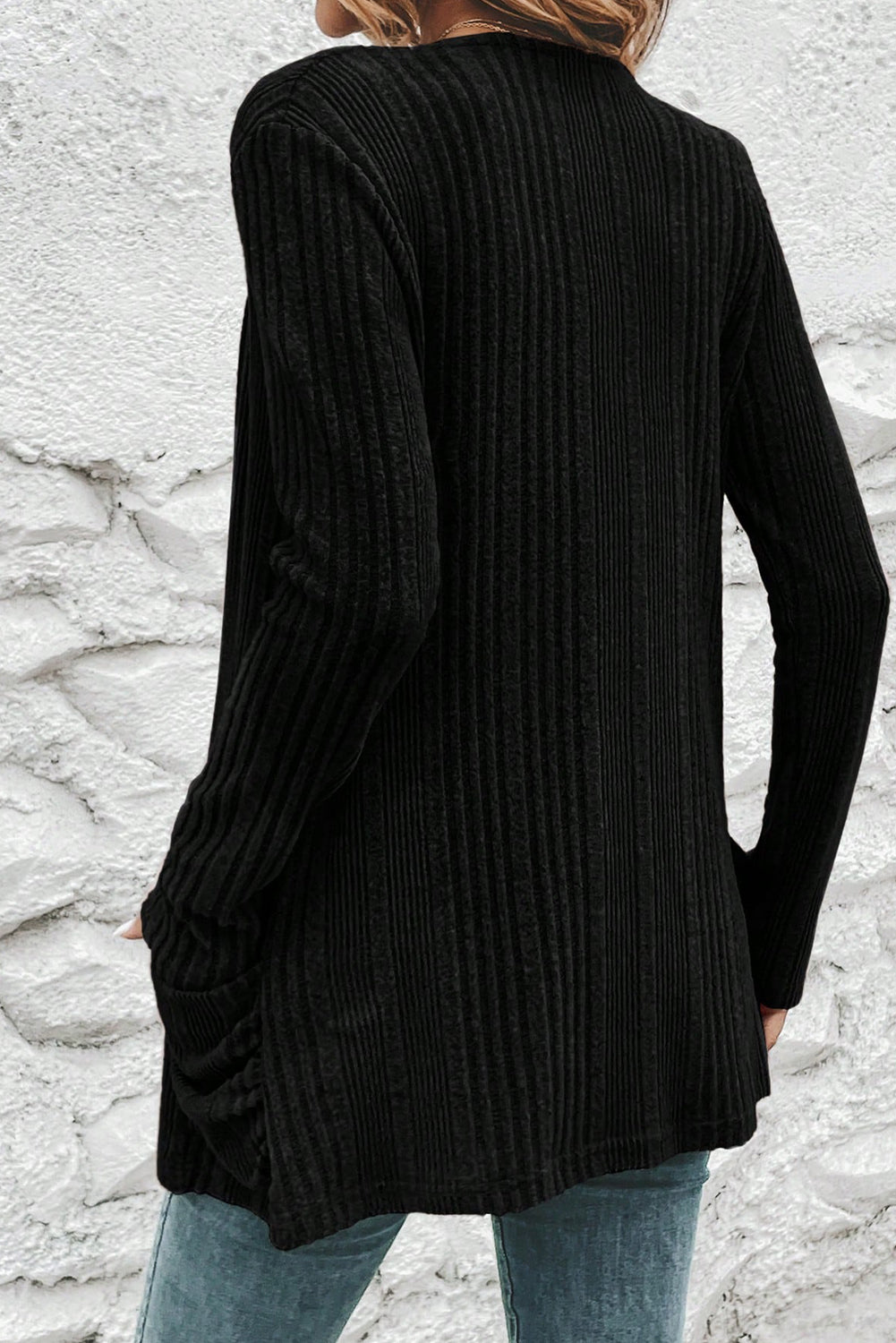 Black Ribbed Jacket