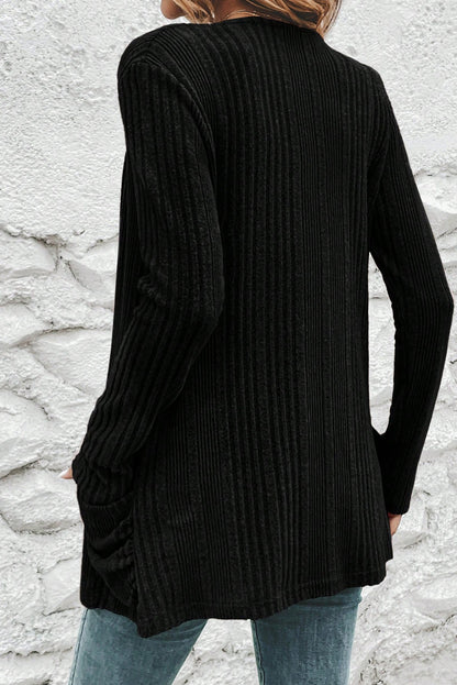Black Ribbed Jacket