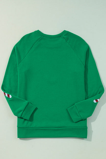 Christmas Candy Cane Sweatshirt