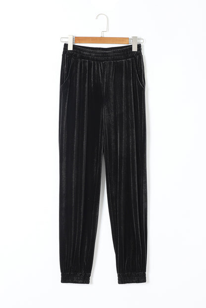 Pocket Velvet Joggers