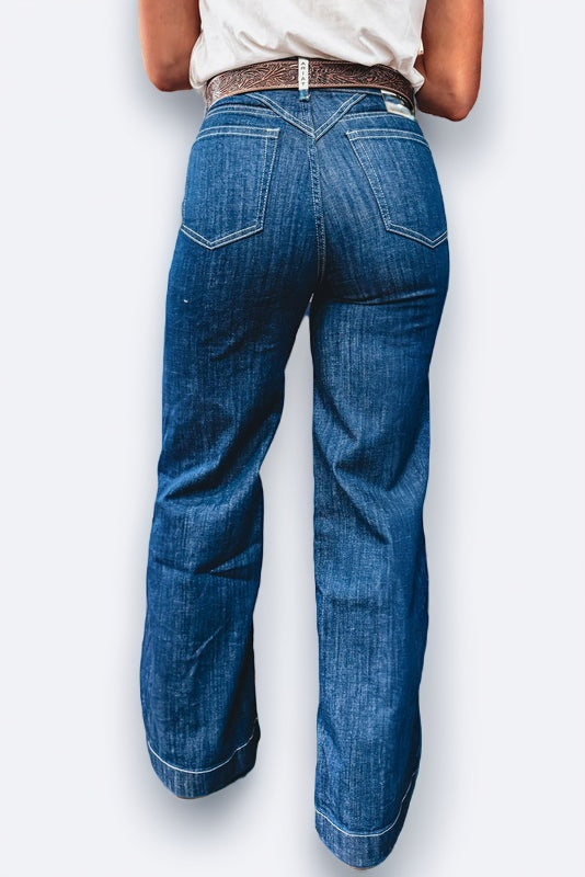 Stitched Waist Jeans