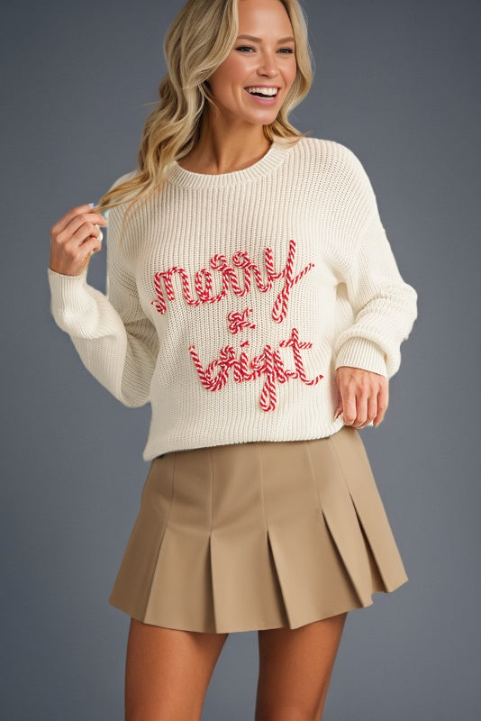 Merry & Bright Christmas Sweater