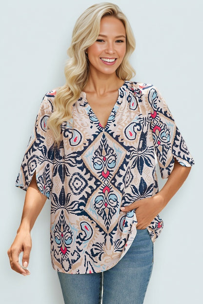 Tulip Sleeve Blouse