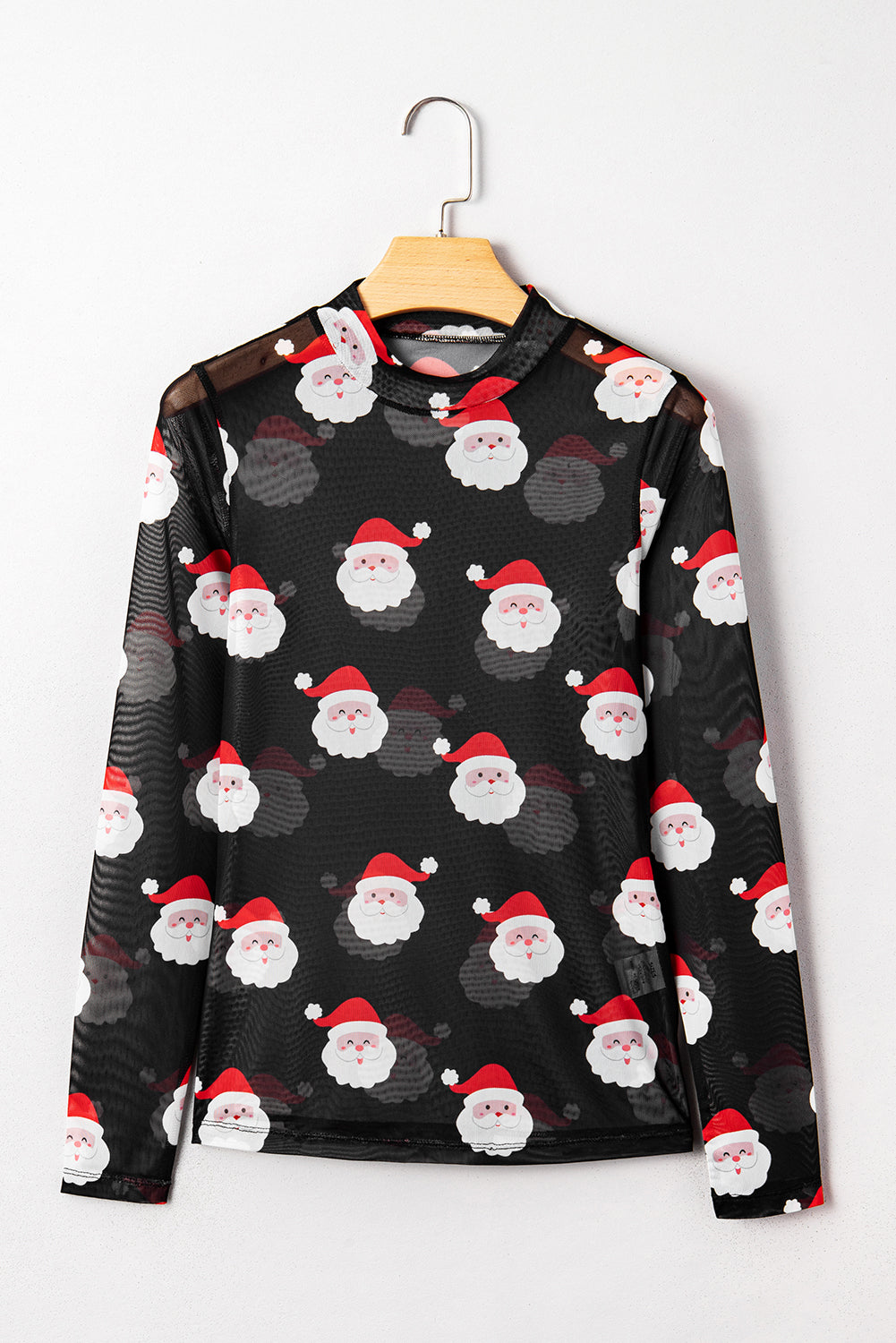 Christmas Santa Claus Long Sleeve Top