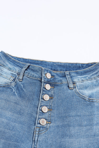 High Waisted Bell Bottom Jeans