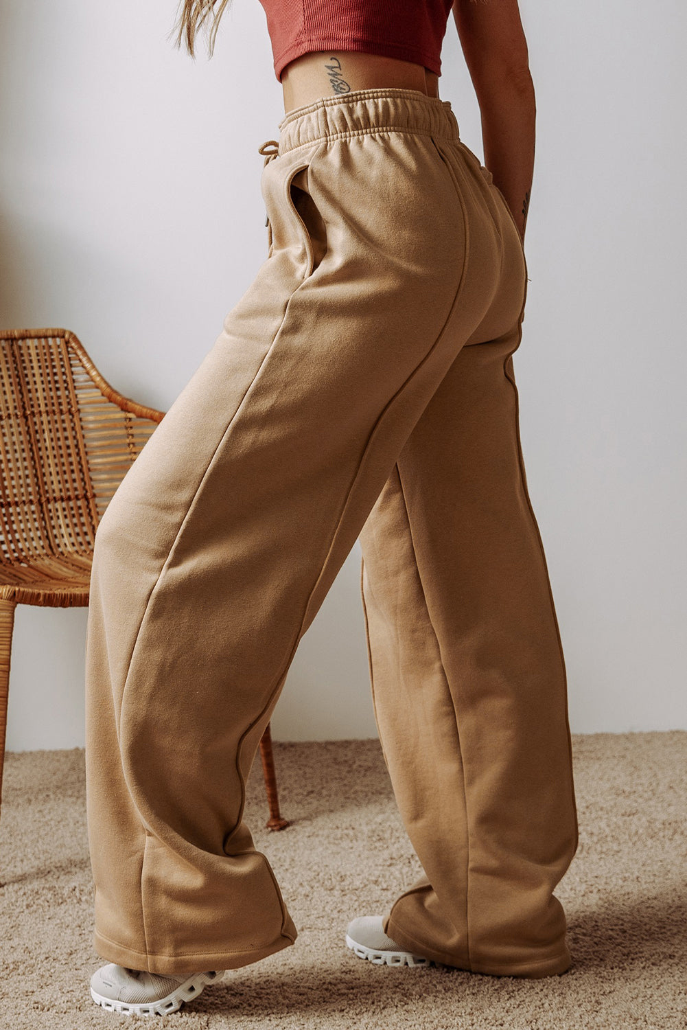 High Waist Wide Leg Pants