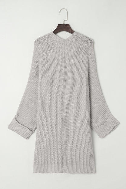 Oversized Cable Knit Cardi