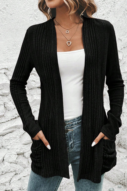 Black Ribbed Jacket