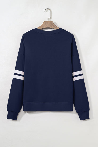 Navy Game Day Oversized Sweatshirt