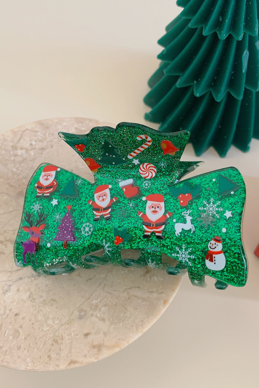 Christmas Hair Claw Clip