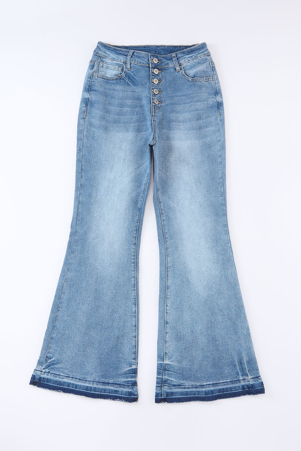 High Waisted Bell Bottom Jeans