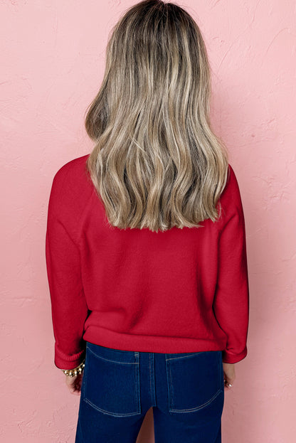 Christmas Raglan Sleeve Sweater