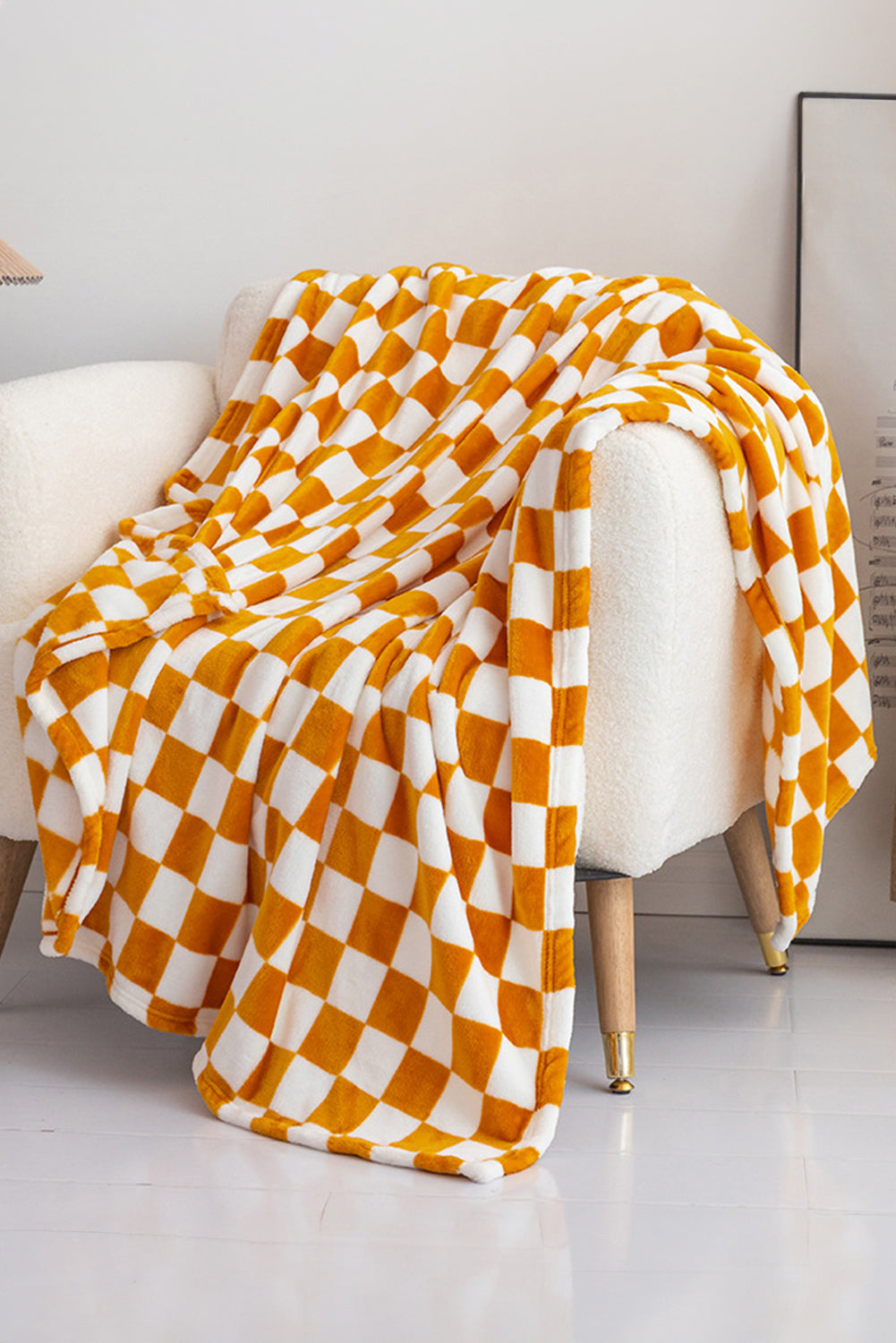 Checkered Throw Blanket