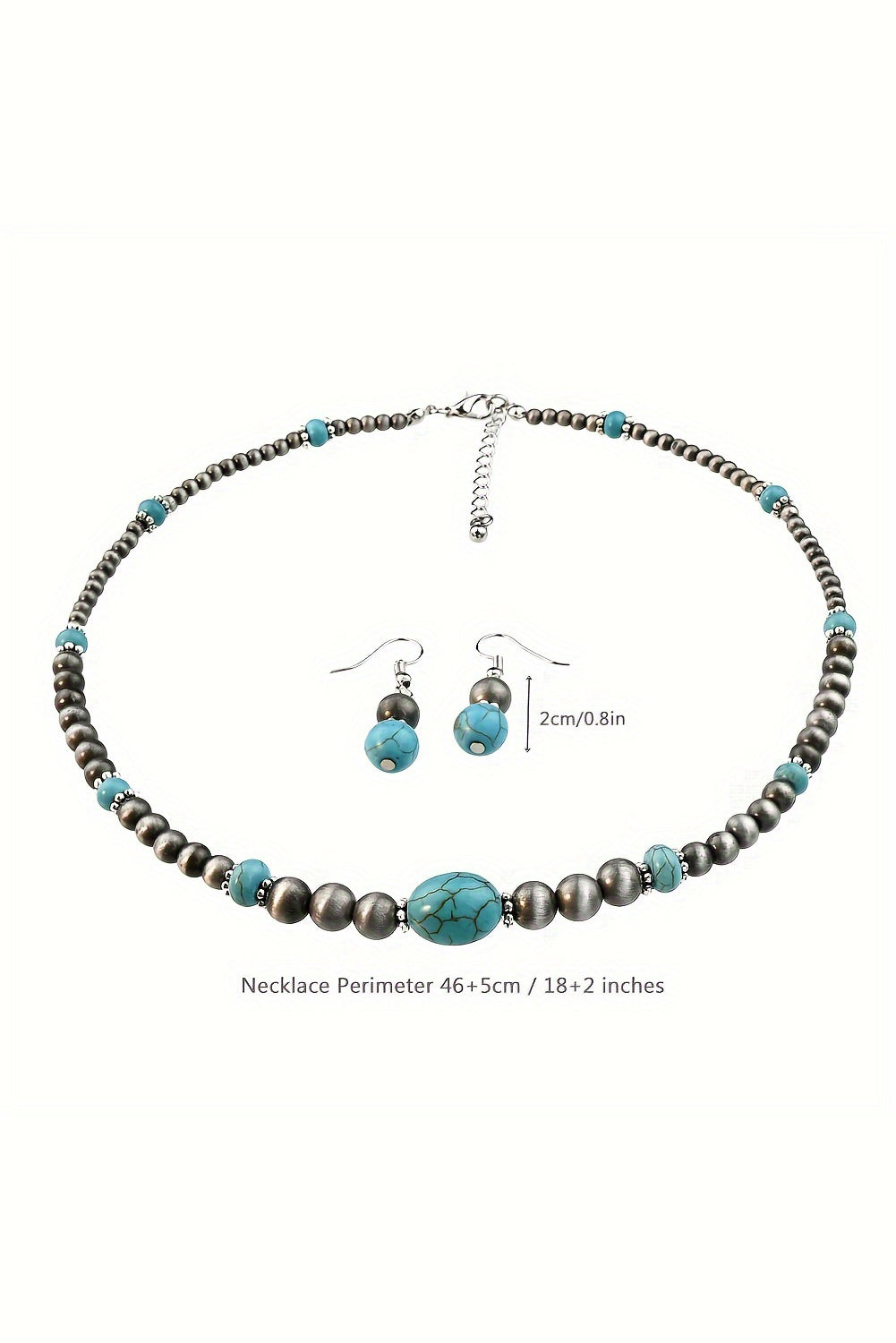 Turquoise Necklace and Earring Set