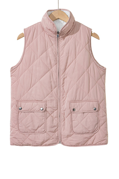 Fleece Lined Quilted Vest