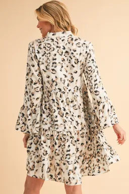 Leopard Flowy Mini Dress