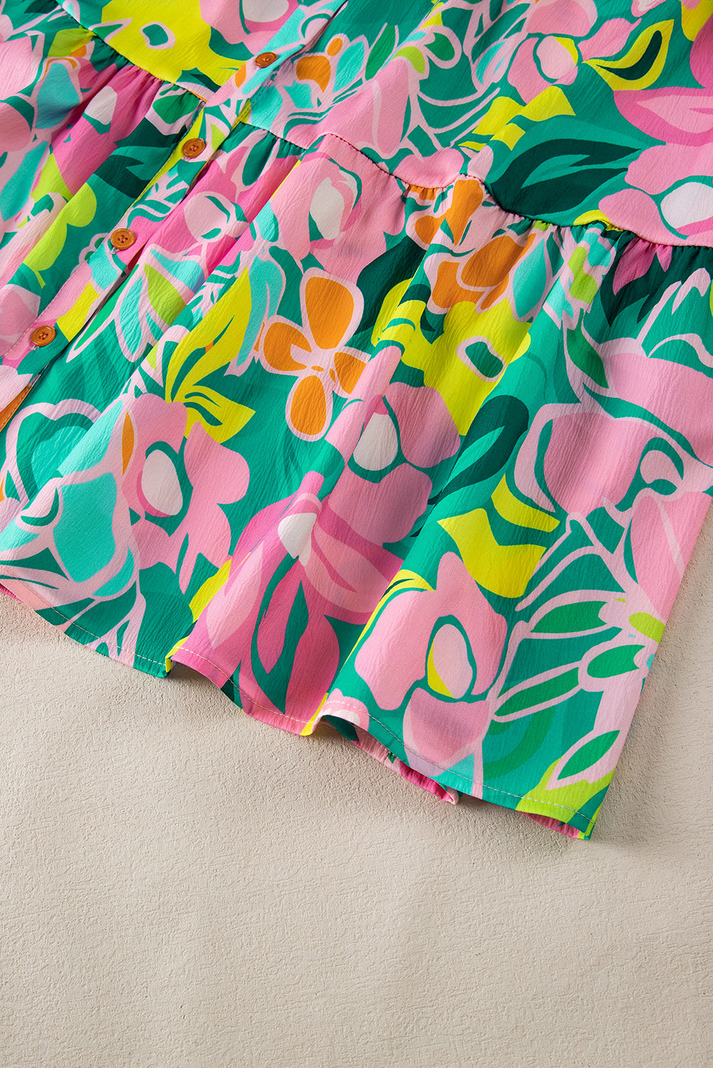 Floral Puff Sleeve Babydoll Dress