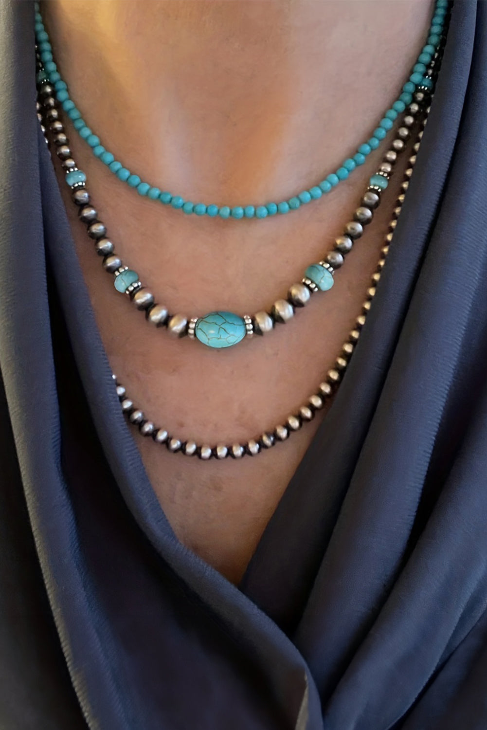 Turquoise Necklace and Earring Set