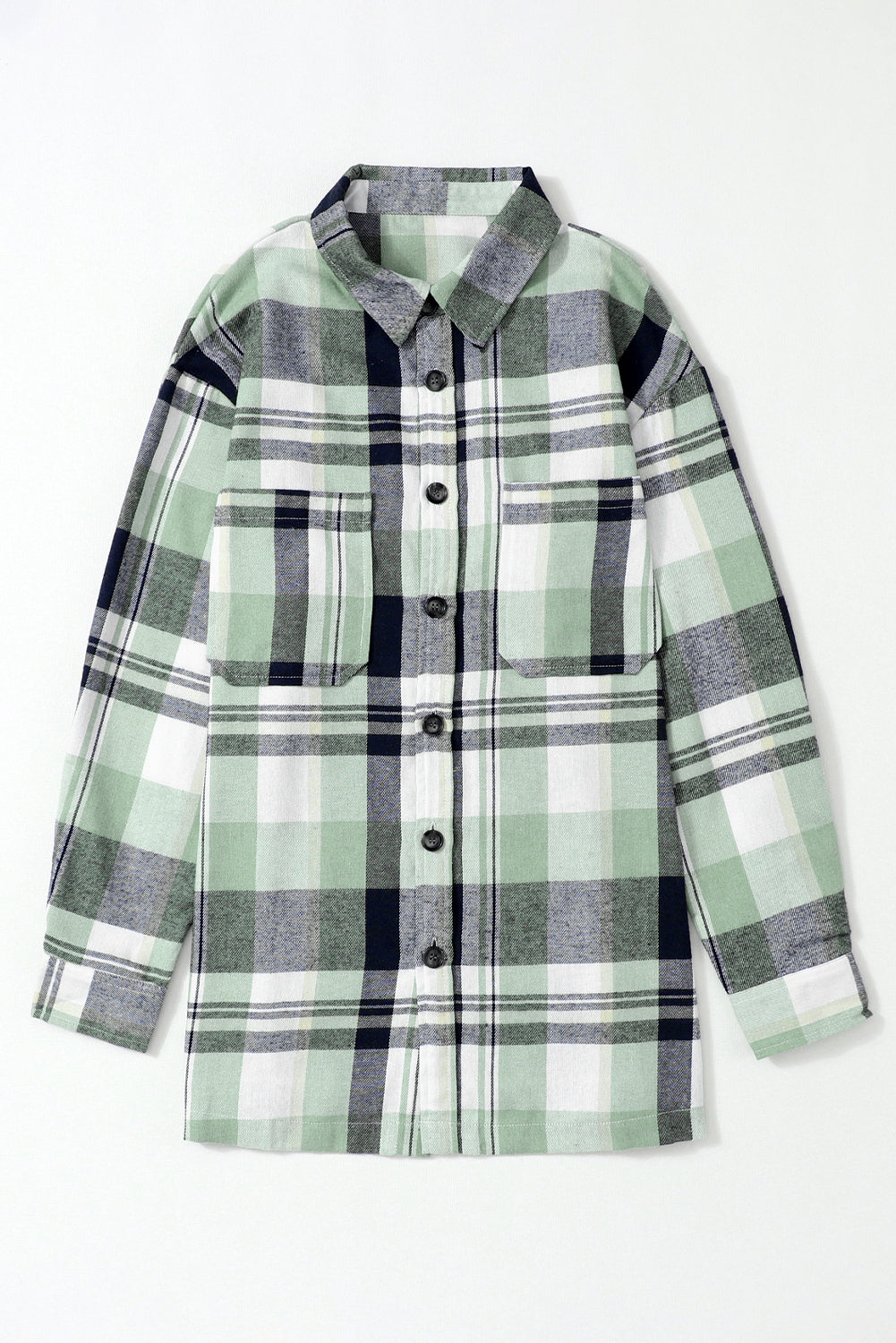Button Up Flannel Shacket