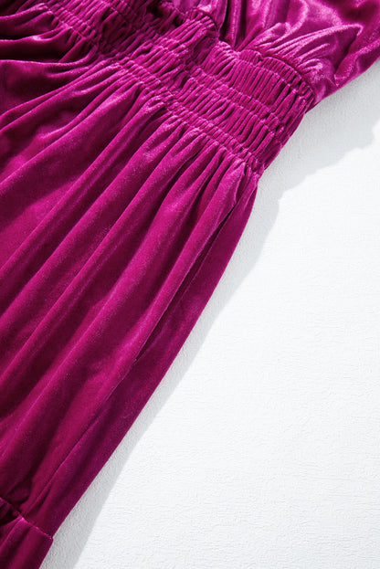 Natalie Velvet Maxi Dress