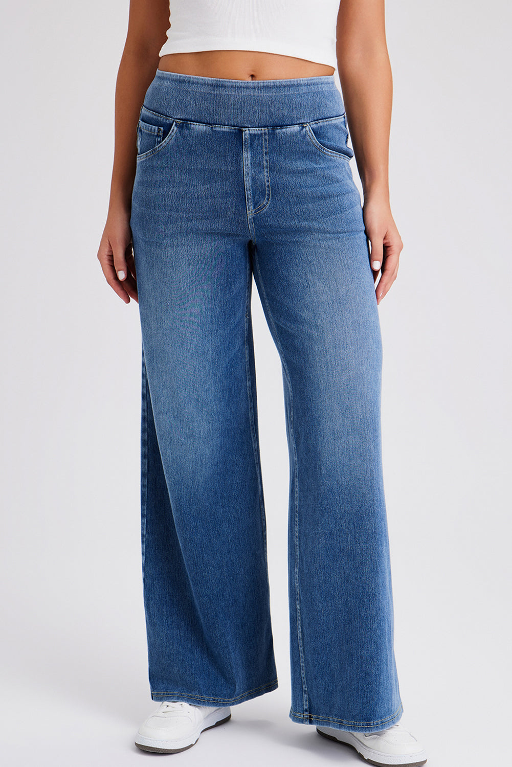 High Waist Wide Leg Jeans