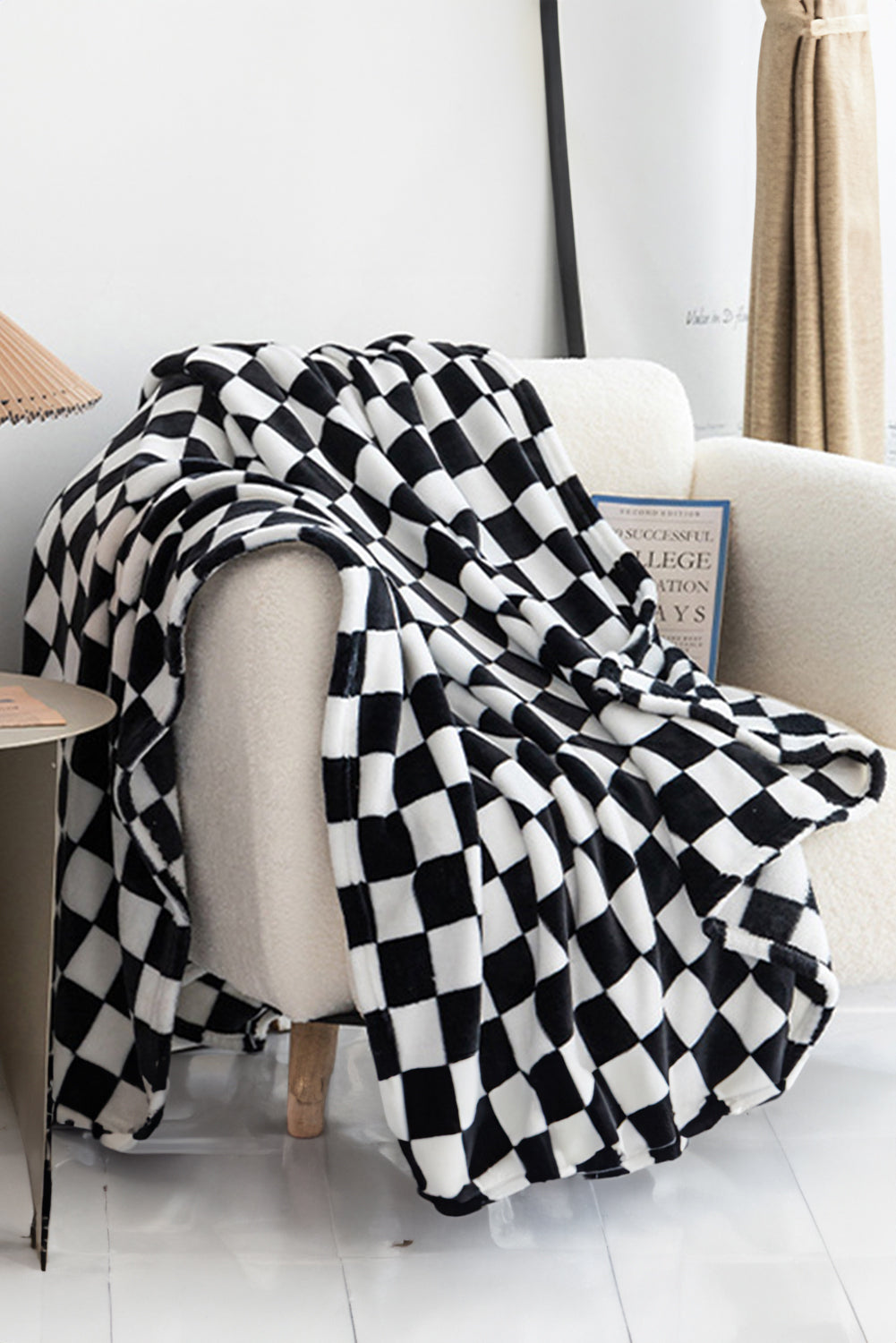 Checkered Throw Blanket