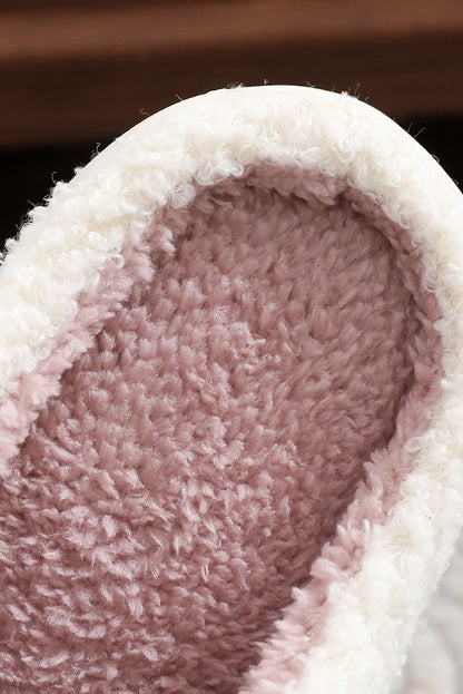 White Christmas Tree Plush Slippers